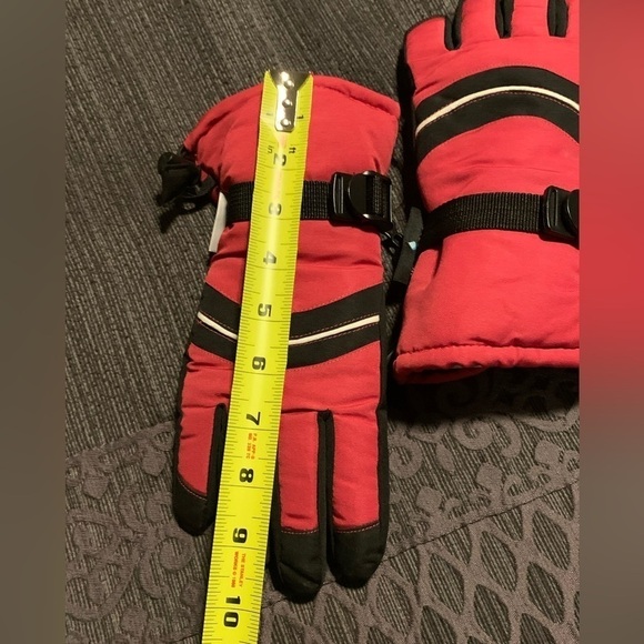 New Waterproof Thinsulate Isolation Ski Snow Snowboard Gloves Pink Black 7-16 - Picture 8 of 8